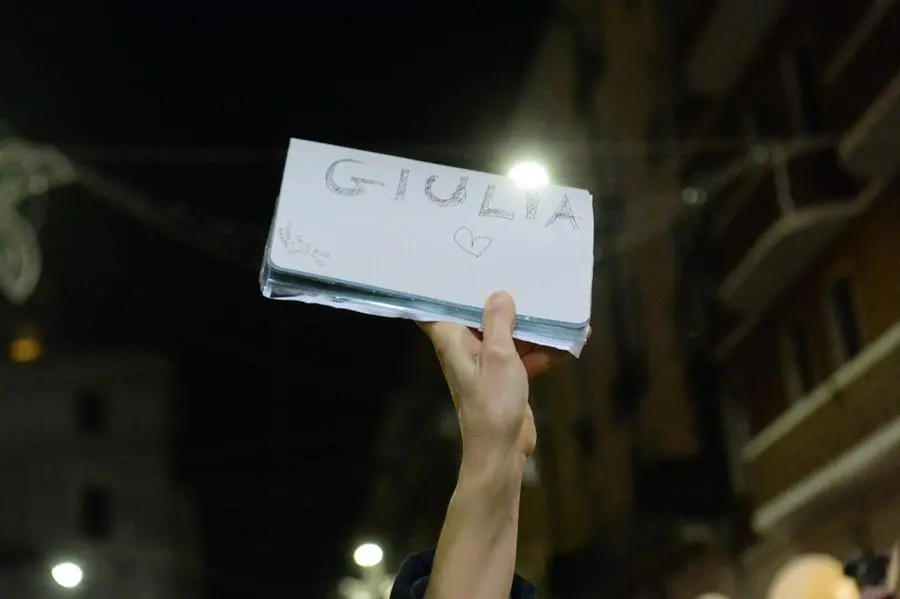 La manifestazione per il femminicidio di Giulia Cecchettin