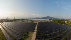 Il parco fotovoltaico della Egm - © www.giornaledibrescia.it
