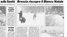 La nevicata del 24-25 dicembre 2000 in un articolo del Giornale di Brescia