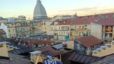 L'uomo arrestato sul tetto a Torino