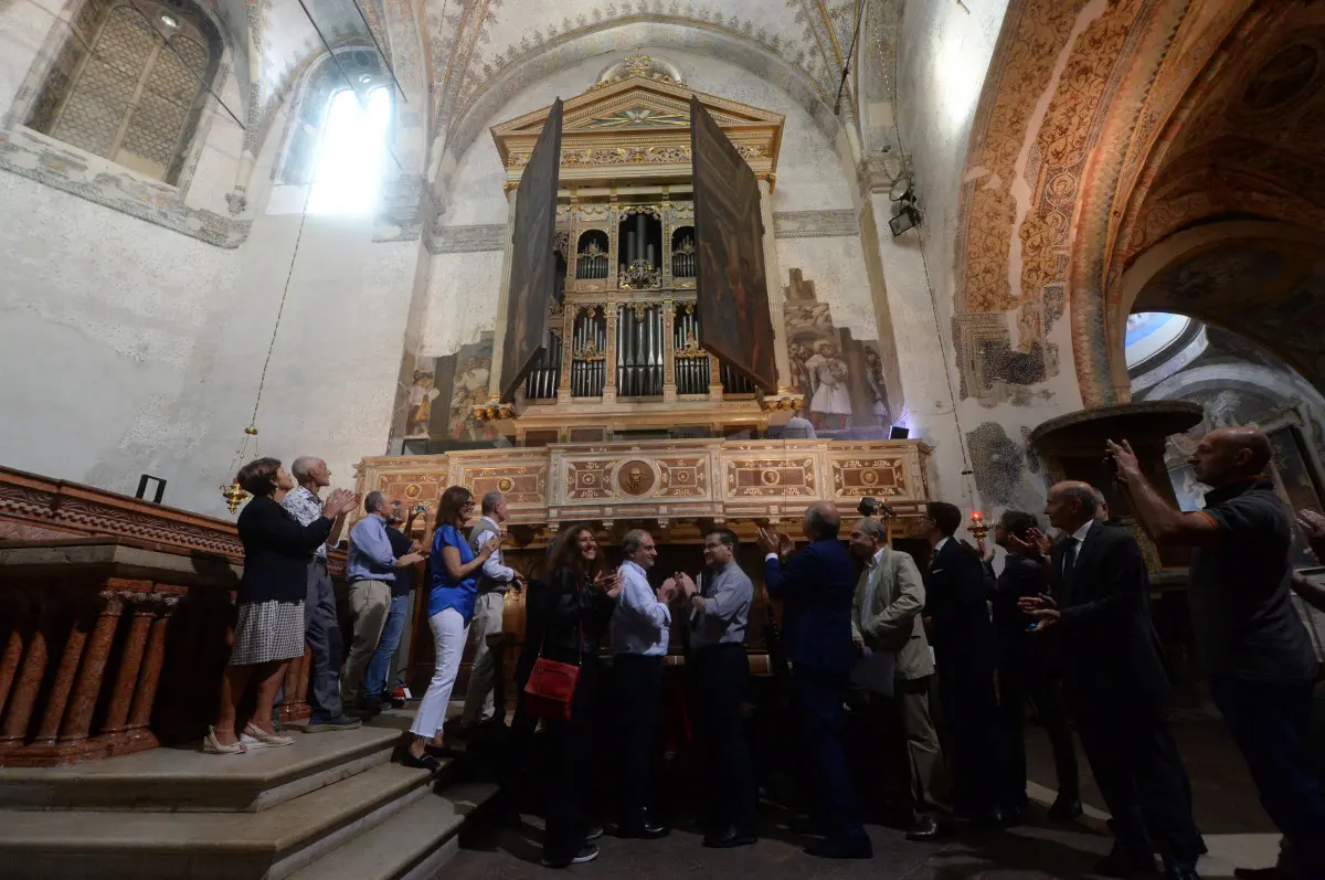 L'organo Antegnati dopo il restauro