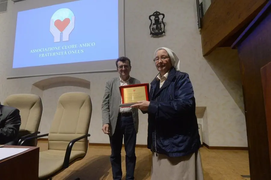 Premio Cuore amico, la cerimonia di consegna a Brescia
