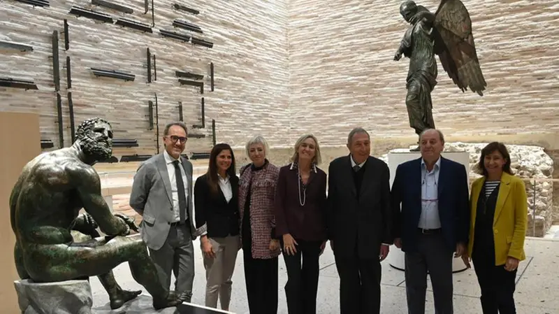 La visita dell'architetto Baldeweg al Capitolium