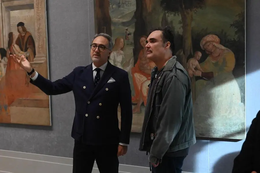 David LaChapelle in visita alla Pinacoteca