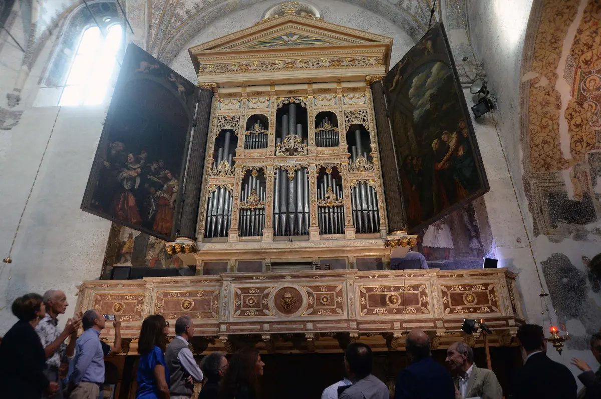 L'organo Antegnati dopo il restauro