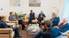 La delegazione parlamentare italiana all'ambasciata d'Israele a Roma - © www.giornaledibrescia.it