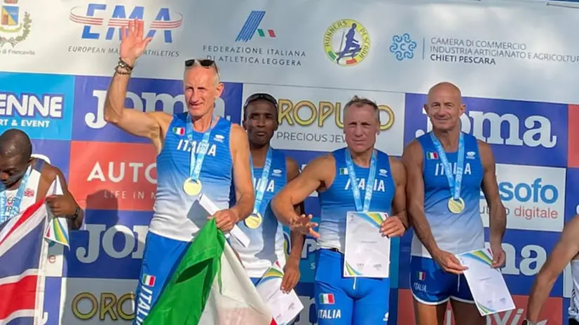 Claudio Fausti al Campionato Europeo Master