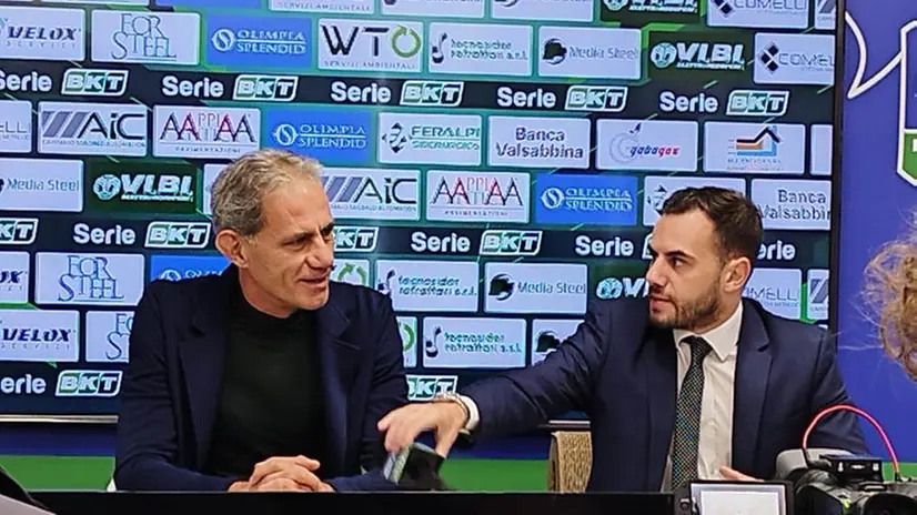 La presentazione di Marco Zaffaroni, nuovo allenatore della FeralpiSalò