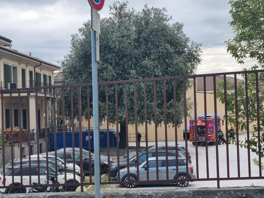 I Vigili del fuoco a Desenzano