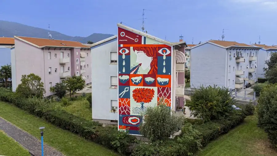 I murales che fanno parte del MAUA di Brescia