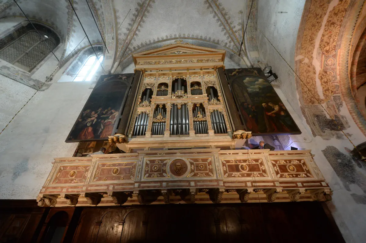 L'organo Antegnati dopo il restauro