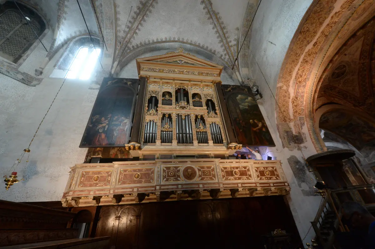 L'organo Antegnati dopo il restauro