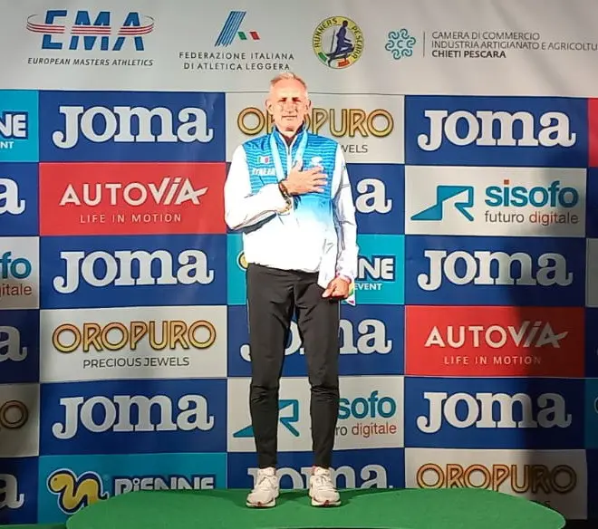 Claudio Fausti al Campionato Europeo Master