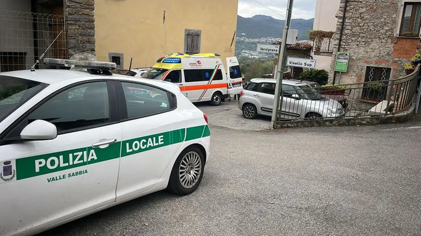 Il luogo dell'incidente a Preseglie