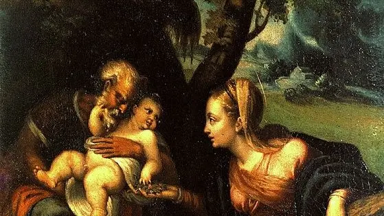 La «Sacra Famiglia» di Anguissola Sofonisba - © www.giornaledibrescia.it