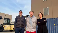 I fratelli De Giacomi con il padre - © www.giornaledibrescia.it