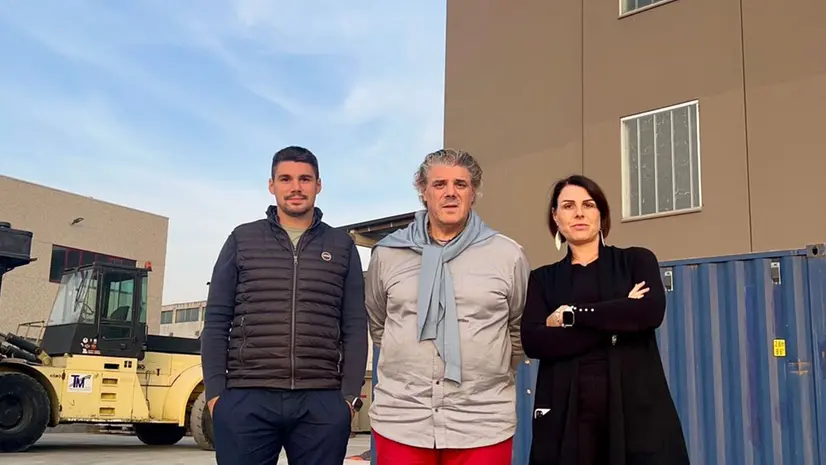 I fratelli De Giacomi con il padre - © www.giornaledibrescia.it