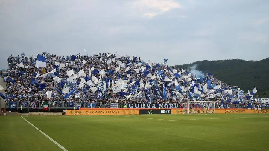 La curva nord del Brescia - Foto New Reporter © www.giornaledibrescia.it