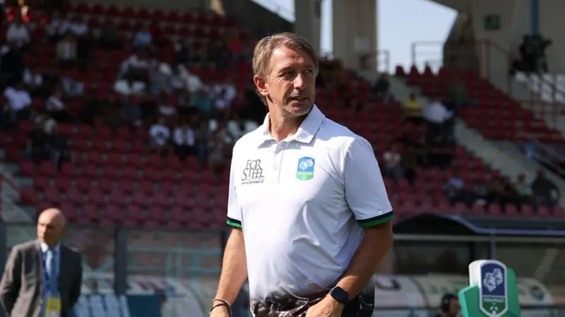 Stefano Vecchi, allenatore della FeralpiSalò - Foto New Reporter © www.giornaledibrescia.it