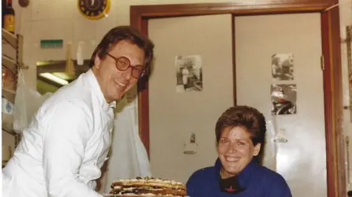 Mauro Puccini con la moglie Alba da sempre insieme nella vita e nel lavoro