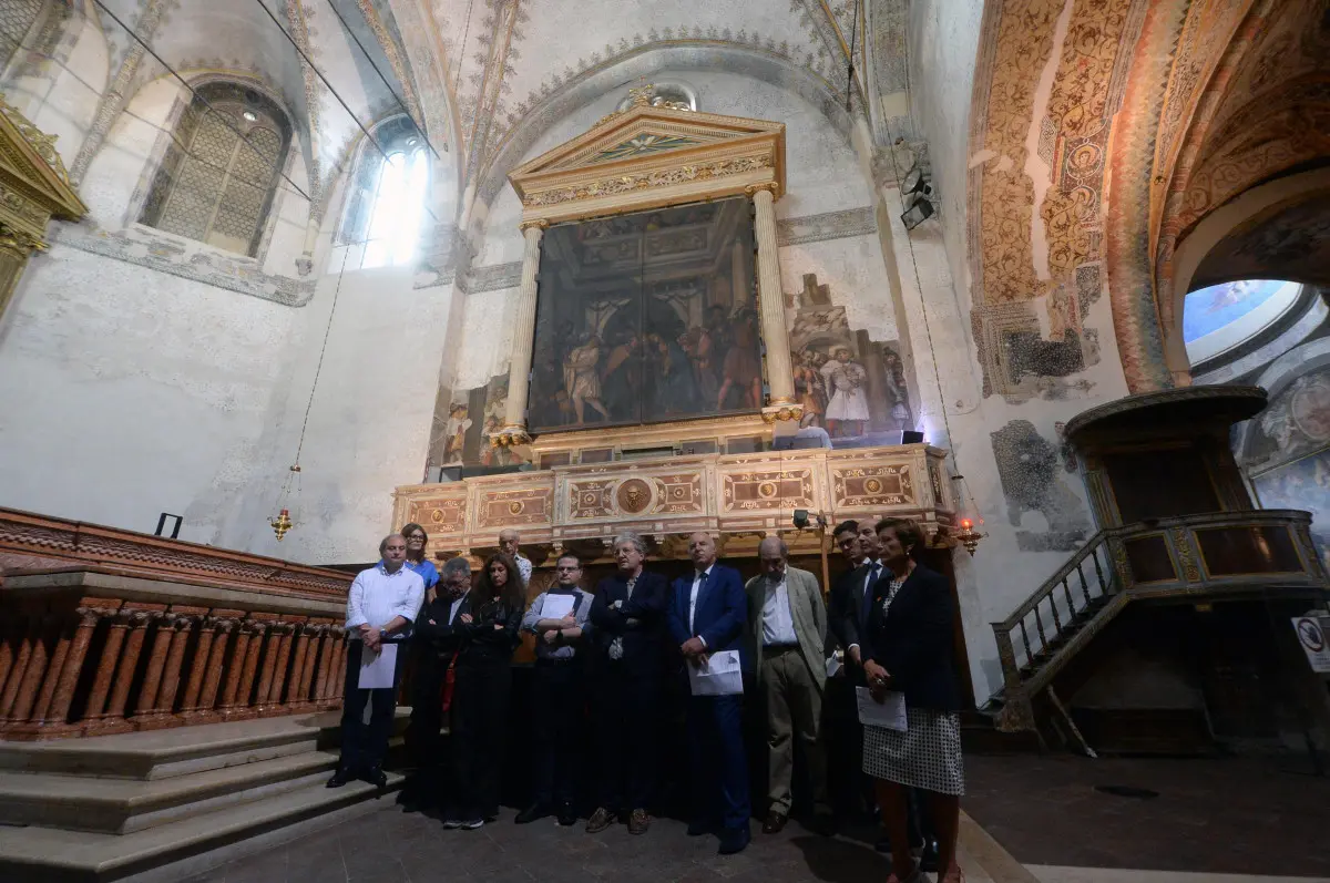 L'organo Antegnati dopo il restauro