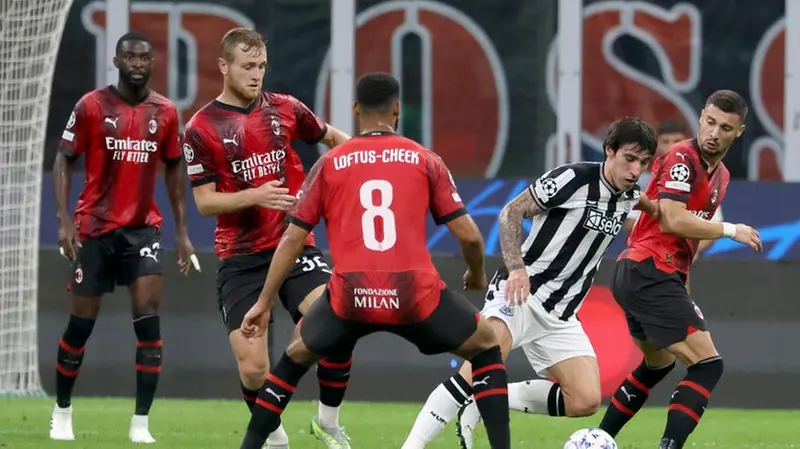 Sandro Tonali in campo - Foto Ansa/Matteo Bazzi © www.giornaledibrescia.it