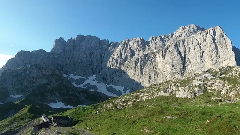 Una veduta della Presolana