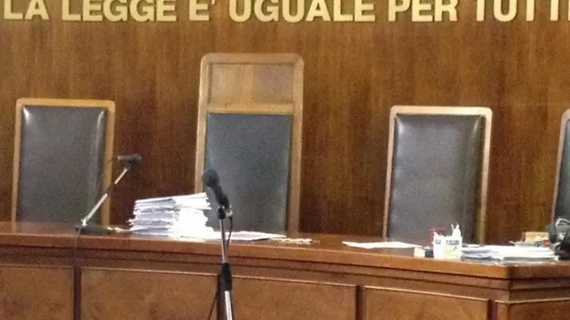 Un’aula di tribunale (archivio) - © www.giornaledibrescia.it