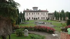 La facciata di Palazzo Verduro Ziliani a Travagliato