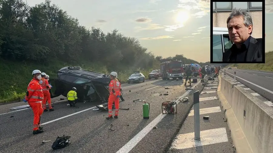 Lutto cittadino a Flero per i funerali di Giuseppe Scuola, morto in un incidente sulla Corda Molle