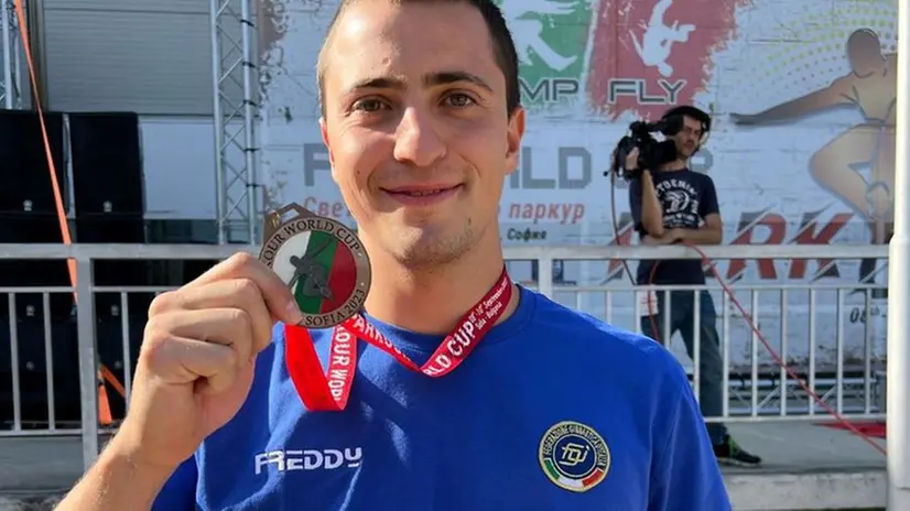 Coppa del Mondo di parkour, Andrea Consolini medaglia di bronzo