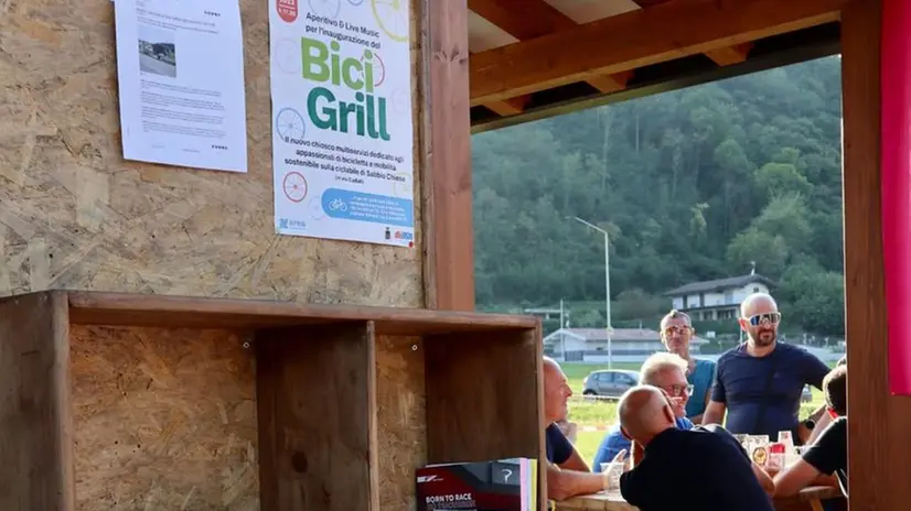 Il Bici Grill di Sabbio Chiede è uno spazio per tutti i cicloamatori e i turisti della zona - © www.giornaledibrescia.it