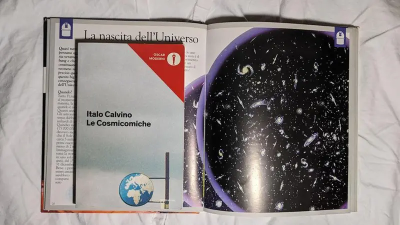 La copertina di Le Cosmicomiche