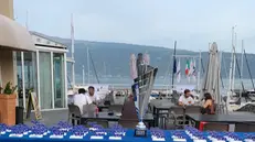 Le premiazioni della Centomiglia sul lago di Garda