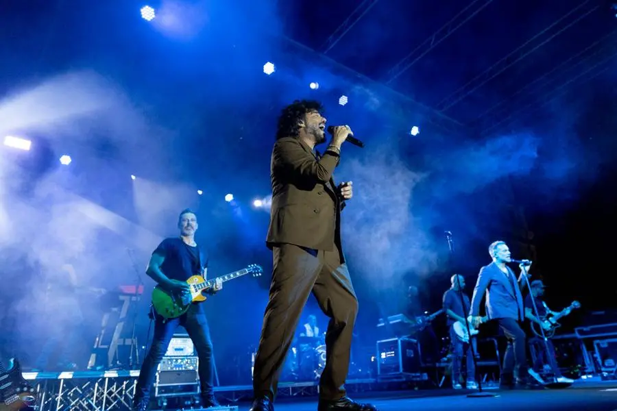 Francesco Renga e Nek in concerto in piazza Loggia