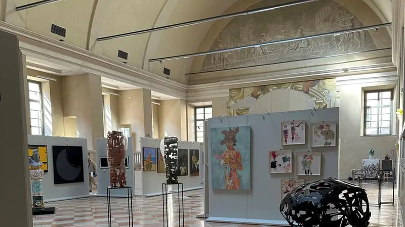 L'allestimento della mostra
