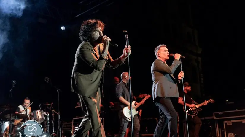 Francesco Renga e Nek in concerto in piazza Loggia