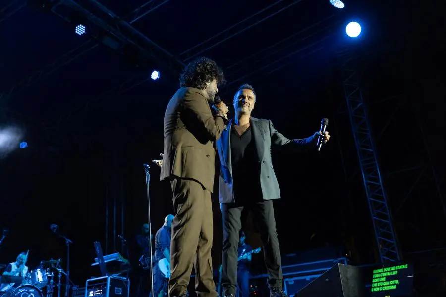 Francesco Renga e Nek in concerto in piazza Loggia