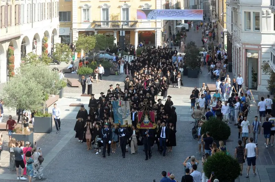 La cerimonia per gli Alumni dell'Università Cattolica di Brescia