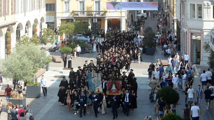 La cerimonia per gli Alumni dell'Università Cattolica di Brescia