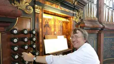 L’organista tedesco Wolfgang Zerer, uno degli ospiti della rassegna