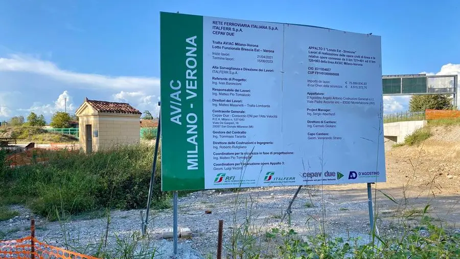 Un cantiere Tav  - © www.giornaledibrescia.it