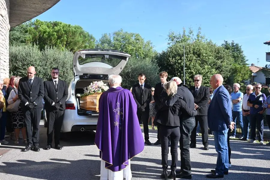 Il funerale di Nerina Fontana a Sirmione