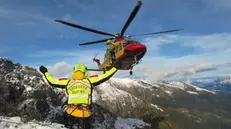 Un intervento in alta quota del soccorso alpino (foto di repertorio) - © www.giornaledibrescia.it