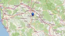 Marradi, epicentro del terremoto registrato lunedì 18 settembre in provincia di Firenze