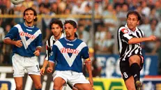 Roberto Baggio il 16 settembre 2000 all'esordio al Rigamonti con la maglia del Brescia - © www.giornaledibrescia.it