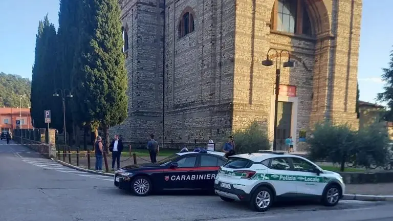 La zona di Villanuova dove sono state impegnate le forze dell’ordine - © www.giornaledibrescia.it