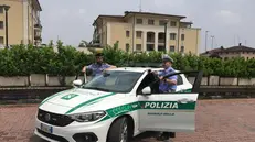 L'intervento ad opera della Polizia locale - © www.giornaledibrescia.it