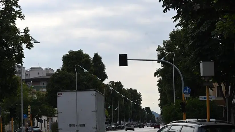 Semafori spenti in città per il blackout