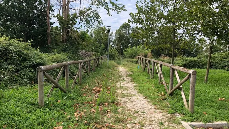 Il primo tratto di pista che verrà riqualificato - © www.giornaledibrescia.it